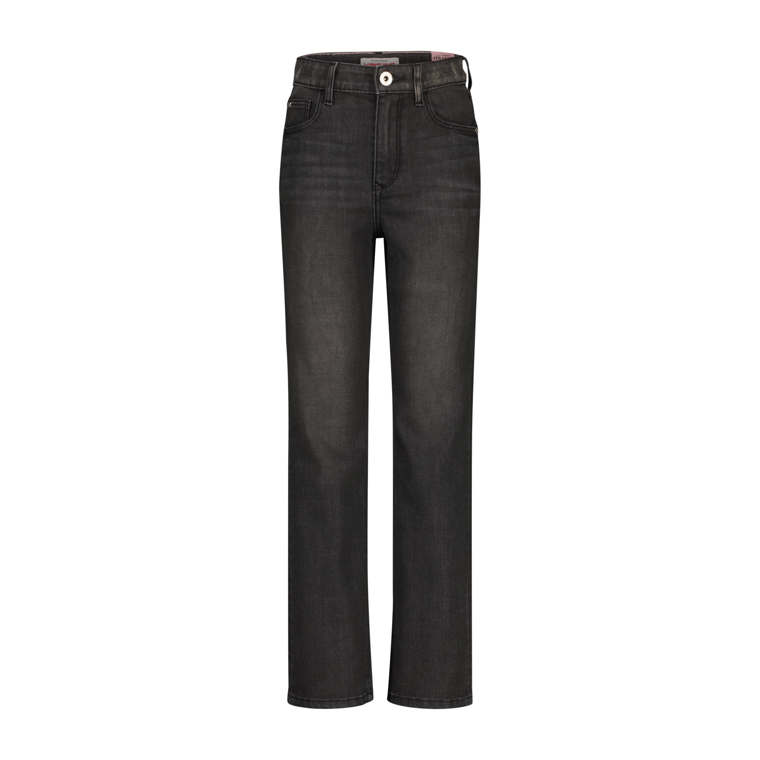 Vingino winter jeansbroek meisjes - zwart - Cristie - straight fit