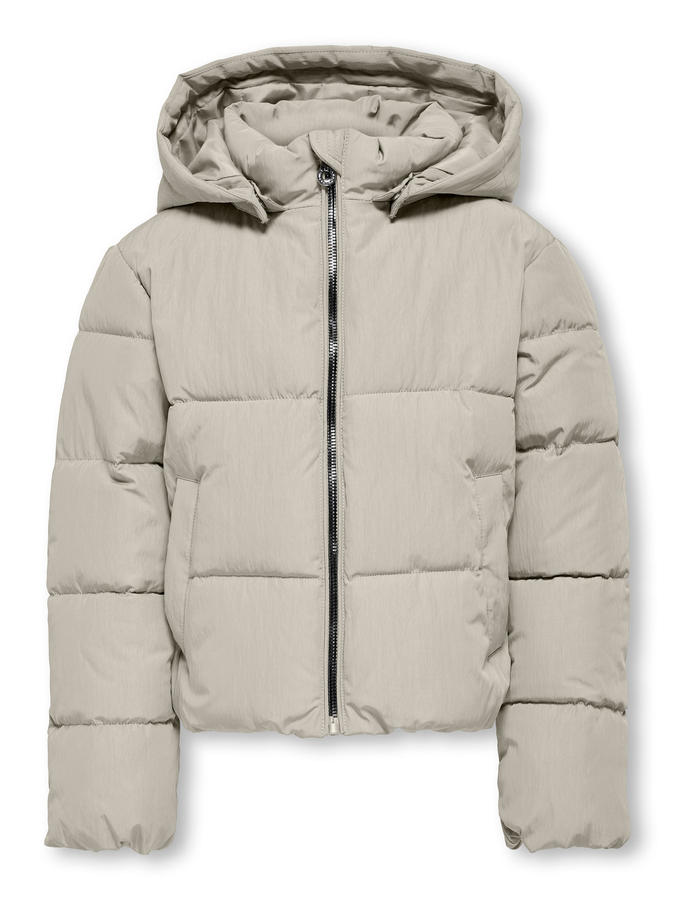 Kids ONLY winter winterjas meisjes - grijs - KogDolly - puffer
