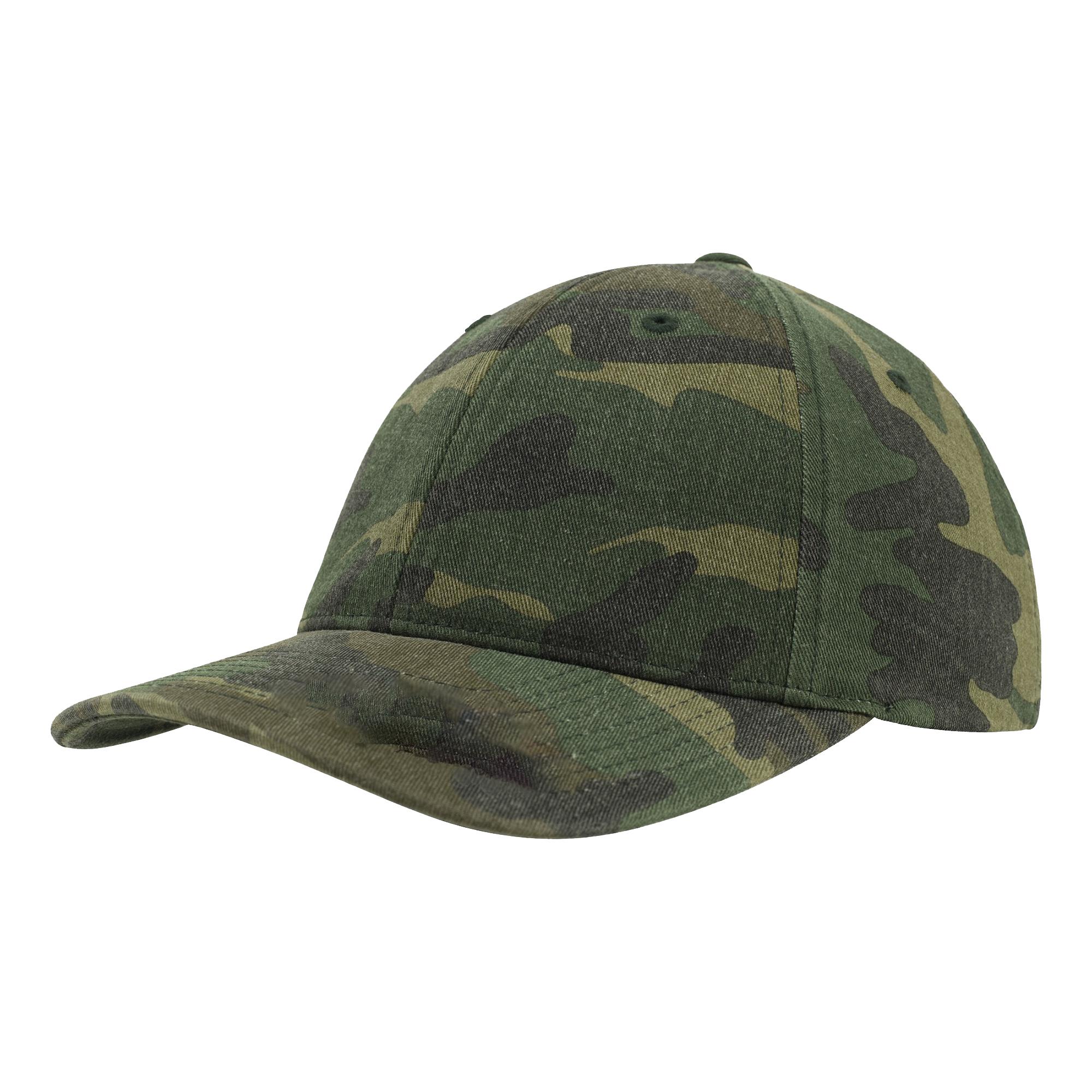 FLEXFIT Garment Washed Camo-baseballpet (pak van 2) S/M