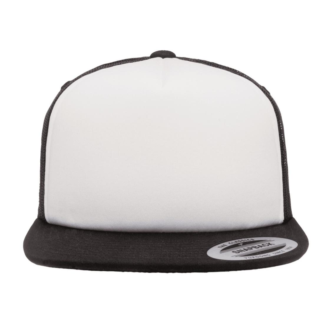 Flexfit by Yupoong Foam Trucker Cap met witte voorkant