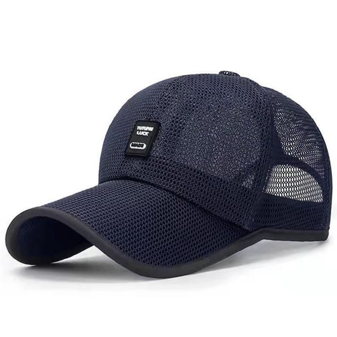 Graceful 2 Heren Zomer Dunne Outdoor Zonnebrand Mesh Baseball Cap Ademende Zonnehoed One size Vloot