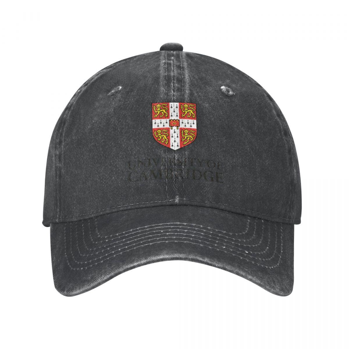 DJOJO CAP Vintage Cambridge-University Baseball Cap Unisex Distressed Cotton Snapback Cap Outdoor Running Golf Hoeden Cap One Size