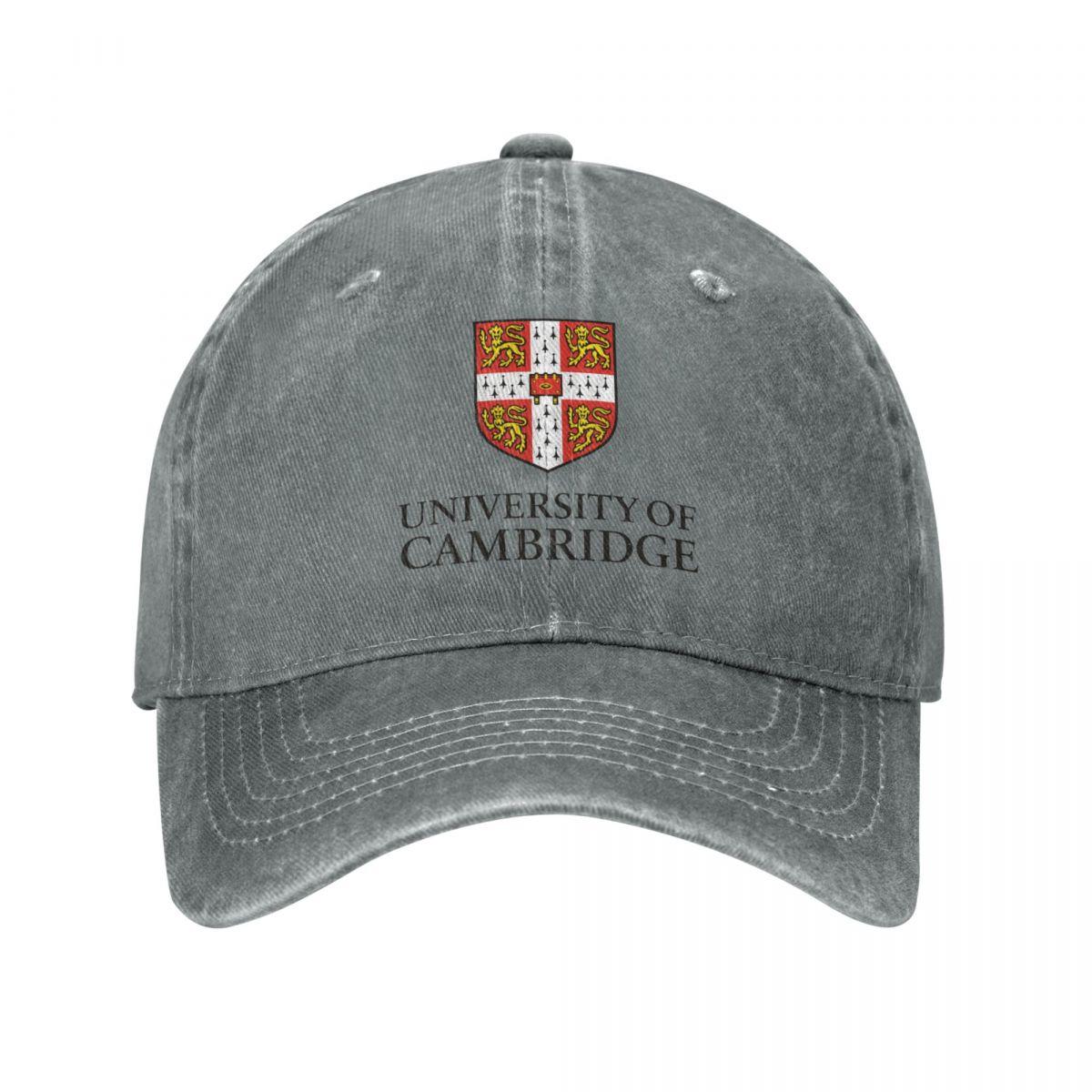 DJOJO CAP Vintage Cambridge-University Baseball Cap Unisex Distressed Cotton Snapback Cap Outdoor Running Golf Hoeden Cap One Size