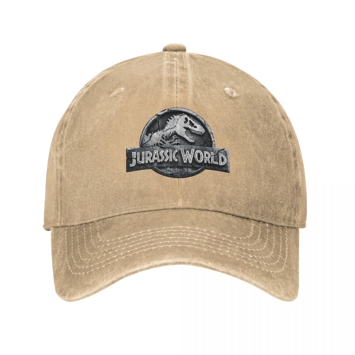 DJOJO CAP Dinosaur Jurassic Park Baseball Cap Fashion Distressed Washed Snapback Cap voor Mannen Vrouwen Outdoor Zomer Zachte Hoeden Cap One Size