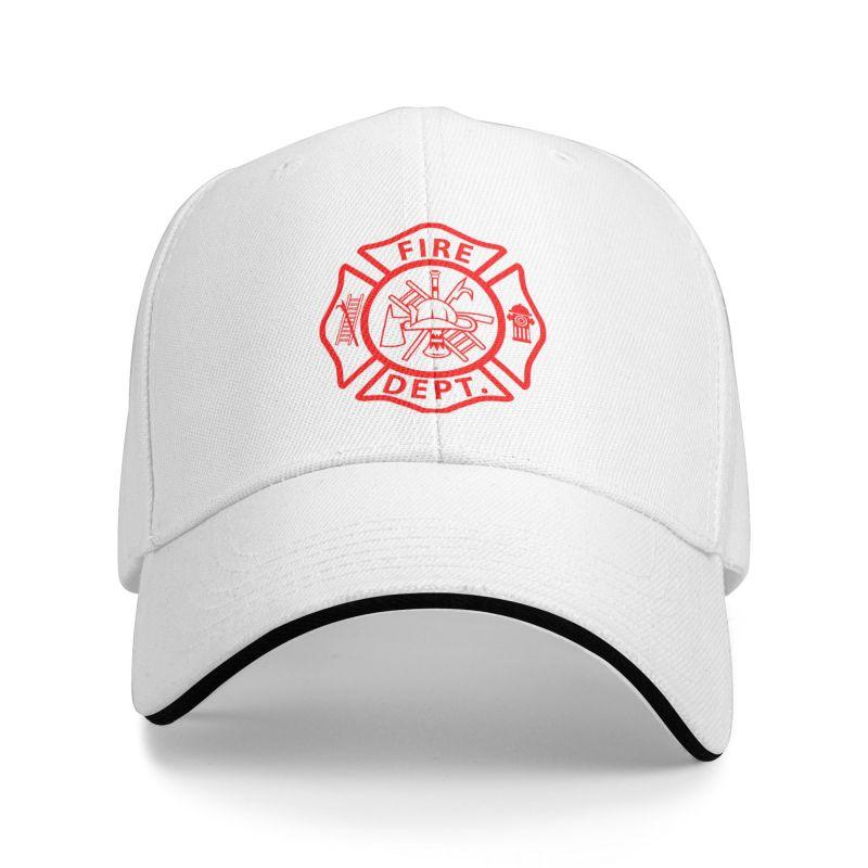 DJOJO CAP Mode Rode Brandweer DEPT Afdelingen Baseball Cap voor Vrouwen Mannen Verstelbare Dad Hat Prestaties Baseball Cap