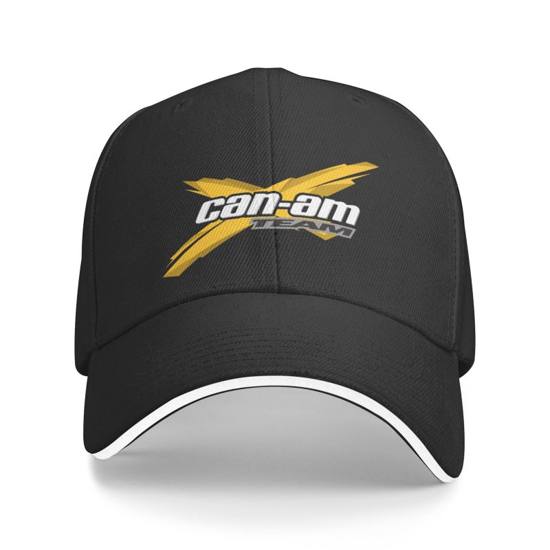DJOJO CAP Aangepaste Can Am BRP Baseball Cap voor Mannen Vrouwen Ademende Motorfiets Dad Hat Sport Baseball Cap