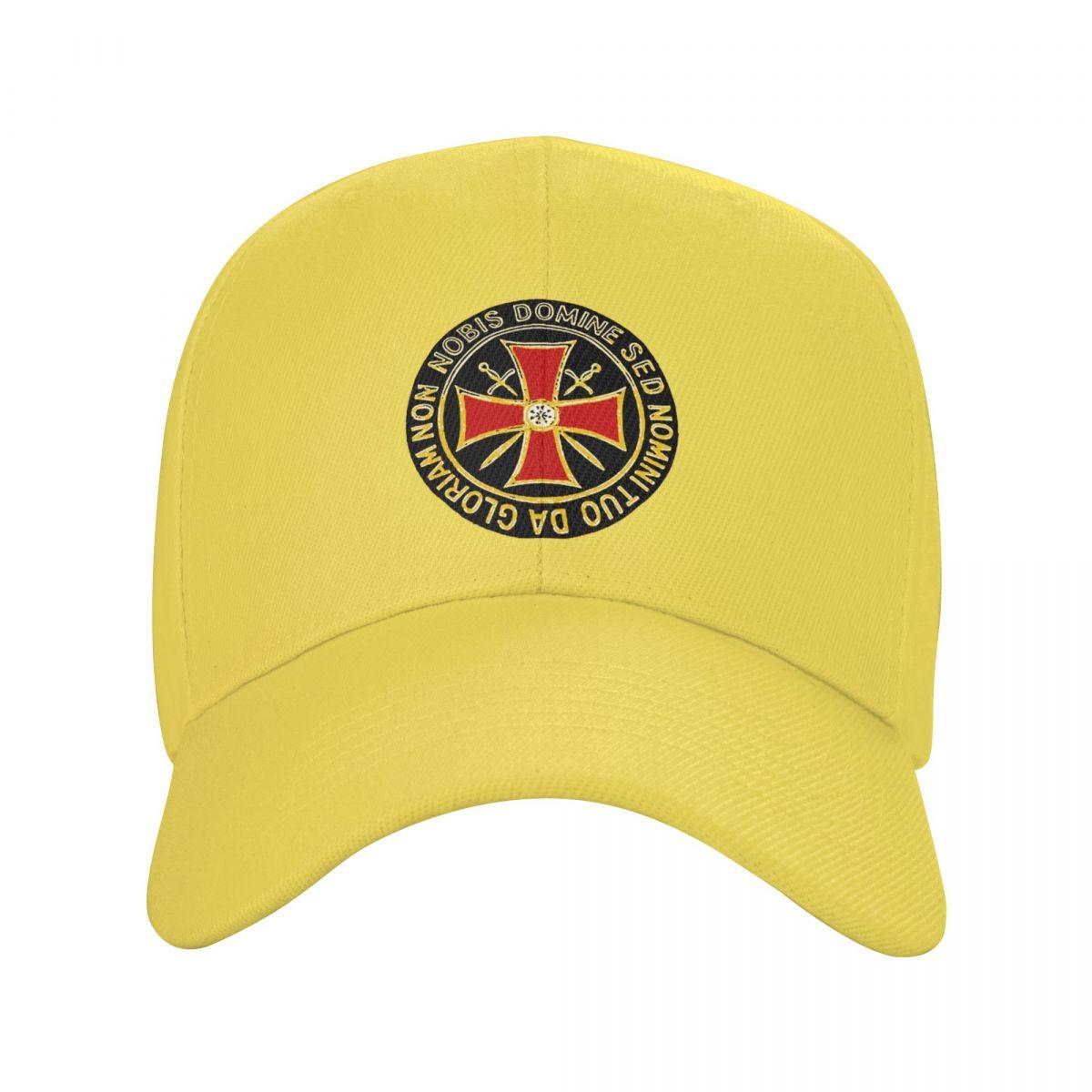 POPI home Punk Unisex Tempeliers Gekruiste Zwaard Baseball Cap Volwassen Tempeliers Verstelbare Vader Hoed Unisex Vrouwen Hip Hop Snapback Caps Adjustable Cap