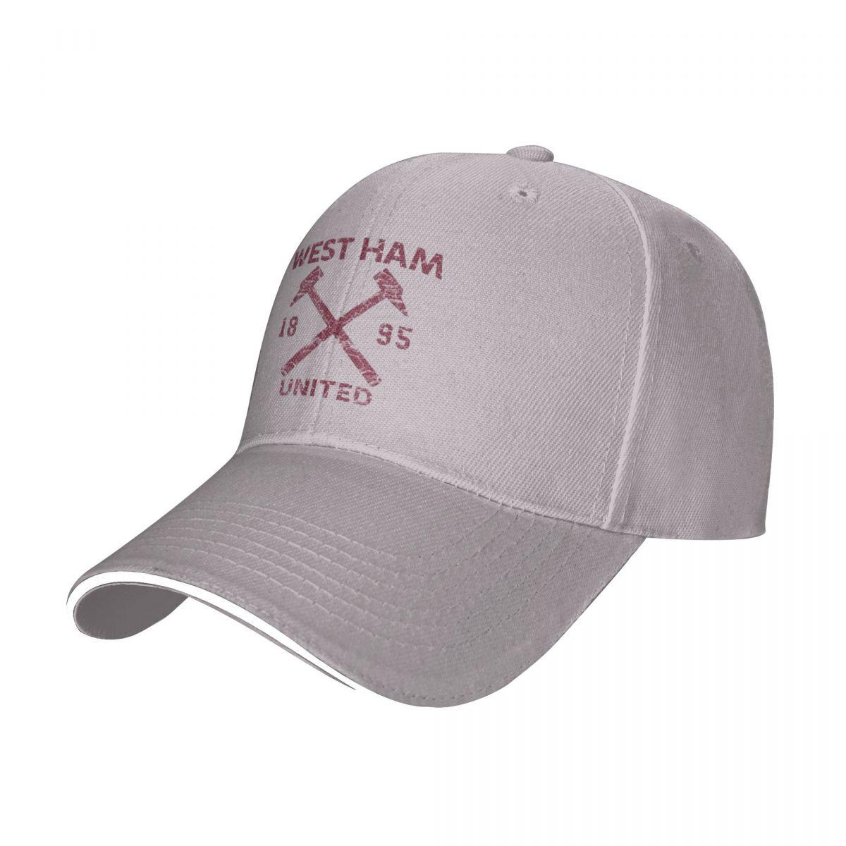 91510107MAC1P63Q47 West Ham United Hammers 1895 Verontruste Unisex Lente En Zomer Baseball Caps Gewassen Hoeden Cap Mode Outdoor Hardlopen One Size
