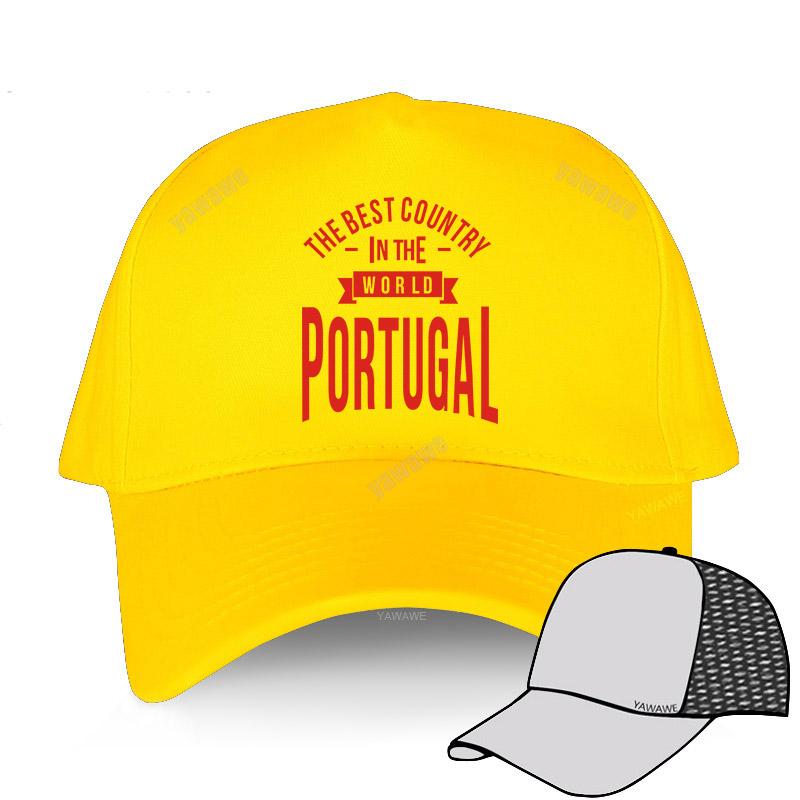 NOmo Home Nieuwe aankomst Unisex ademende baseballpet Boyfriend-hoeden Het beste land ter wereld Portugal Unisex-mode in veel kleuren petten Adjustable