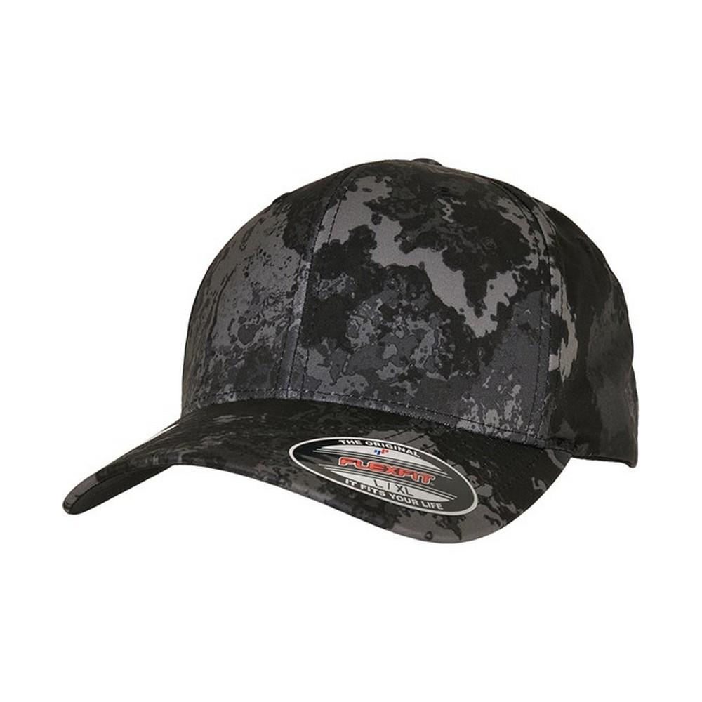 FLEXFIT Unisex volwassen sluier Camo baseballpet L-XL