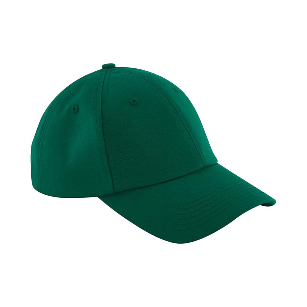 Beechfield Unisex volwassen authentieke baseballpet One Size fles groene kleur