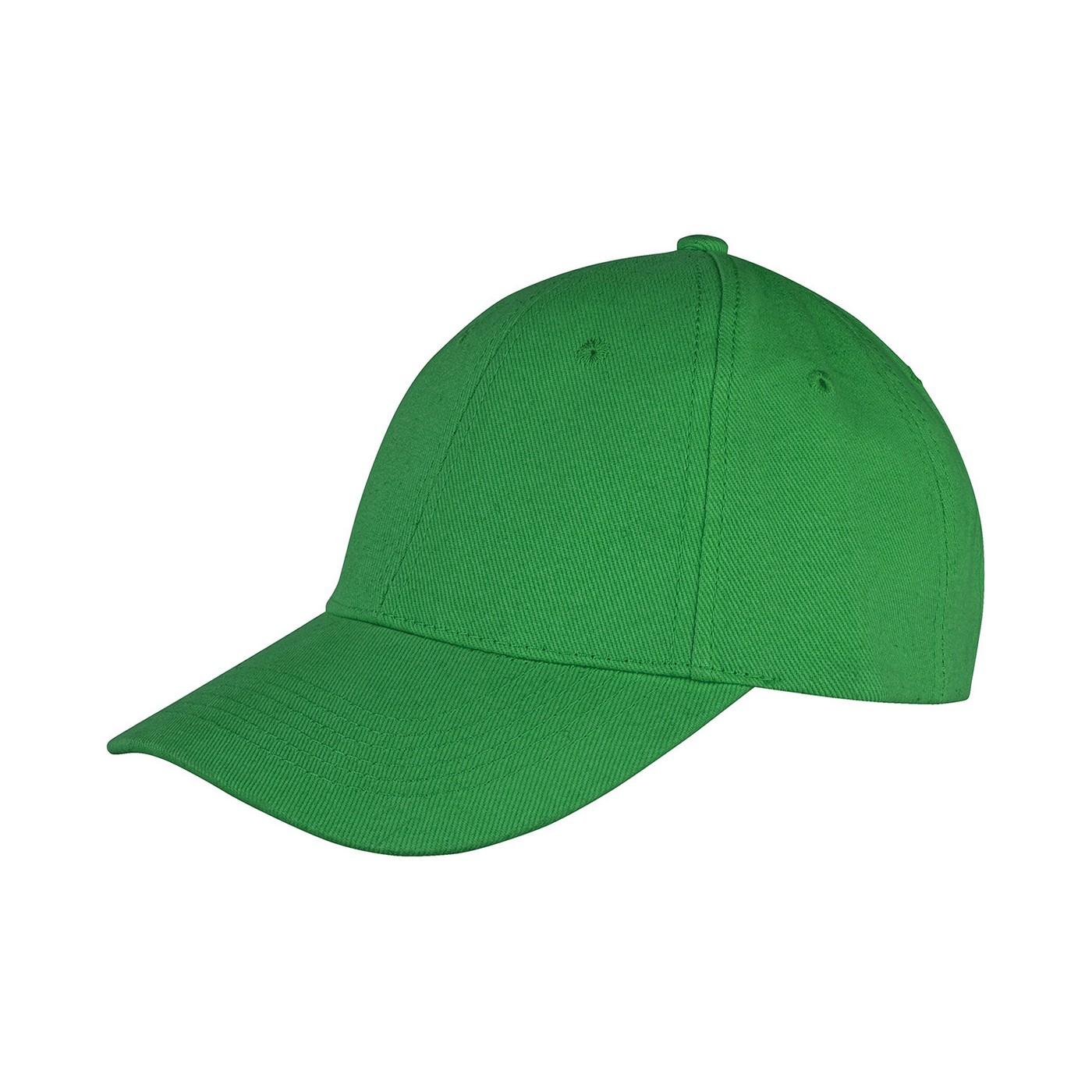 Result Headwear Result Hoofddeksels, unisex volwassen Memphis geborstelde katoenen pet One Size smaragd