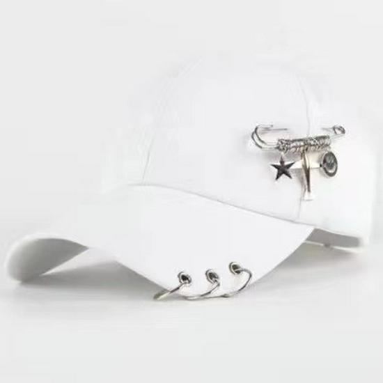 AI Supermarket Trendy Koreaanse zomerhonkbalpet voor dames - Bescherming tegen de zon voor reizen, buitenactiviteiten en stellen New Aircraft Model wit