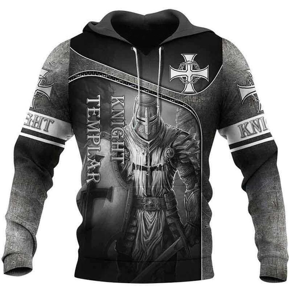 ETST 07 Tempeliers Heren Hoodie 3D Print Oversized Sweatshirt Mode Losse Jas Pullover Casual Hoody Streetwear Tops L