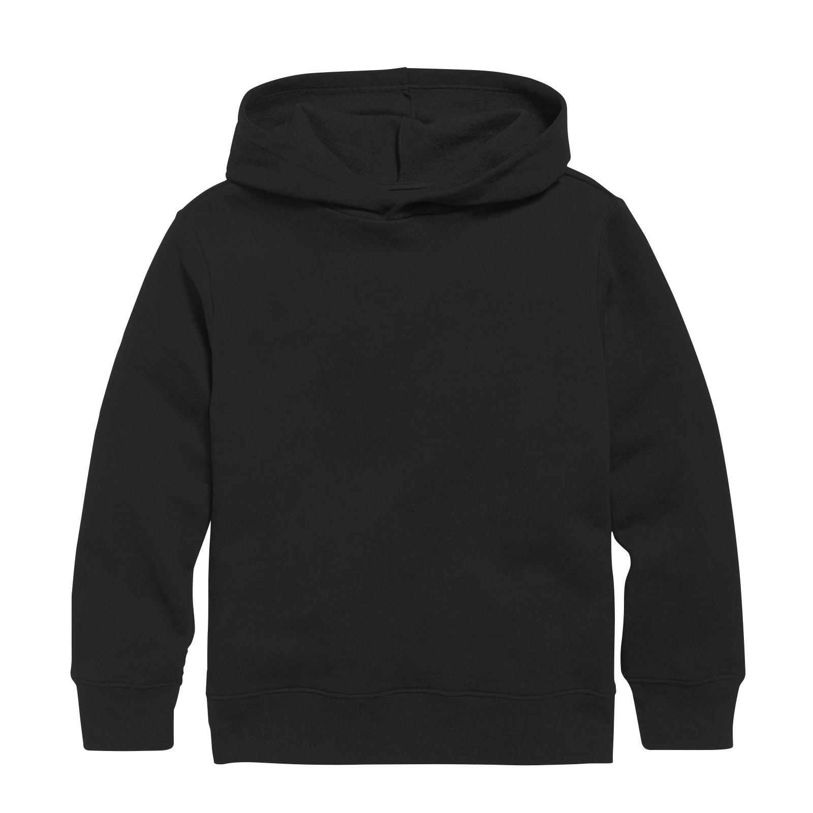 Wahaha123 Jongens Casual Fashion Lange Mouw Capuchon Effen Kleur Sweatshirt 120 zwart