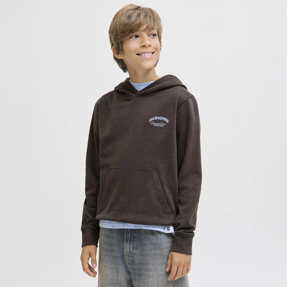 Jack & Jones Junior Hoodie JJEBRANDES BACKP RELAXED SWEAT H SN JNR