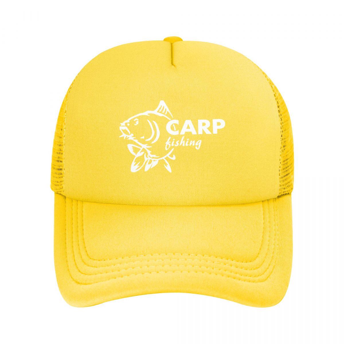 NOmo Home Grappige Visser Karper Vis Visser Sporter 2 Rekbare Trucker Hoed Mesh Baseball Cap Verstelbare Sluiting Hoeden voor Unisex Vrouwen Adjustable