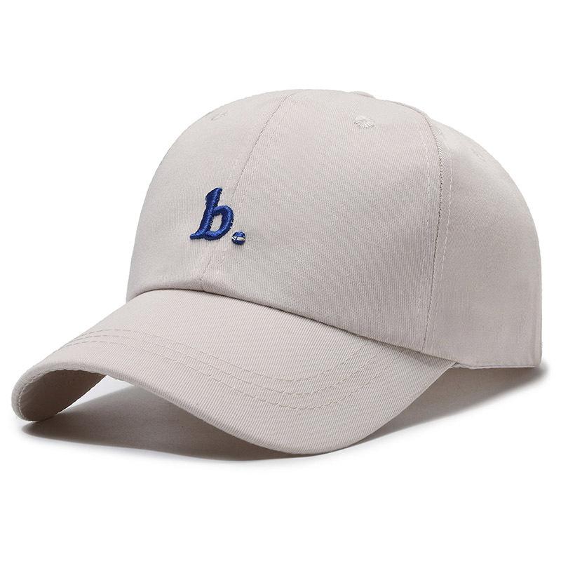 ONIHUA Vrouwen Zomer Baseball Cap Mannen Borduren Brief Cap Outdoor Zonnehoed Vizier Hoeden Golf Cap Piek Cap Paardenstaart Panama Cap beige