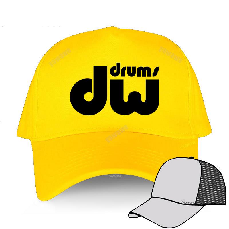Moto Cap Verstelbare Baseball Cap zwarte dames luxe hoeden Dw Drum - Muziekinstrument man Hip Hop coole korte klep hoed Volwassen sport bonnet Adjustable