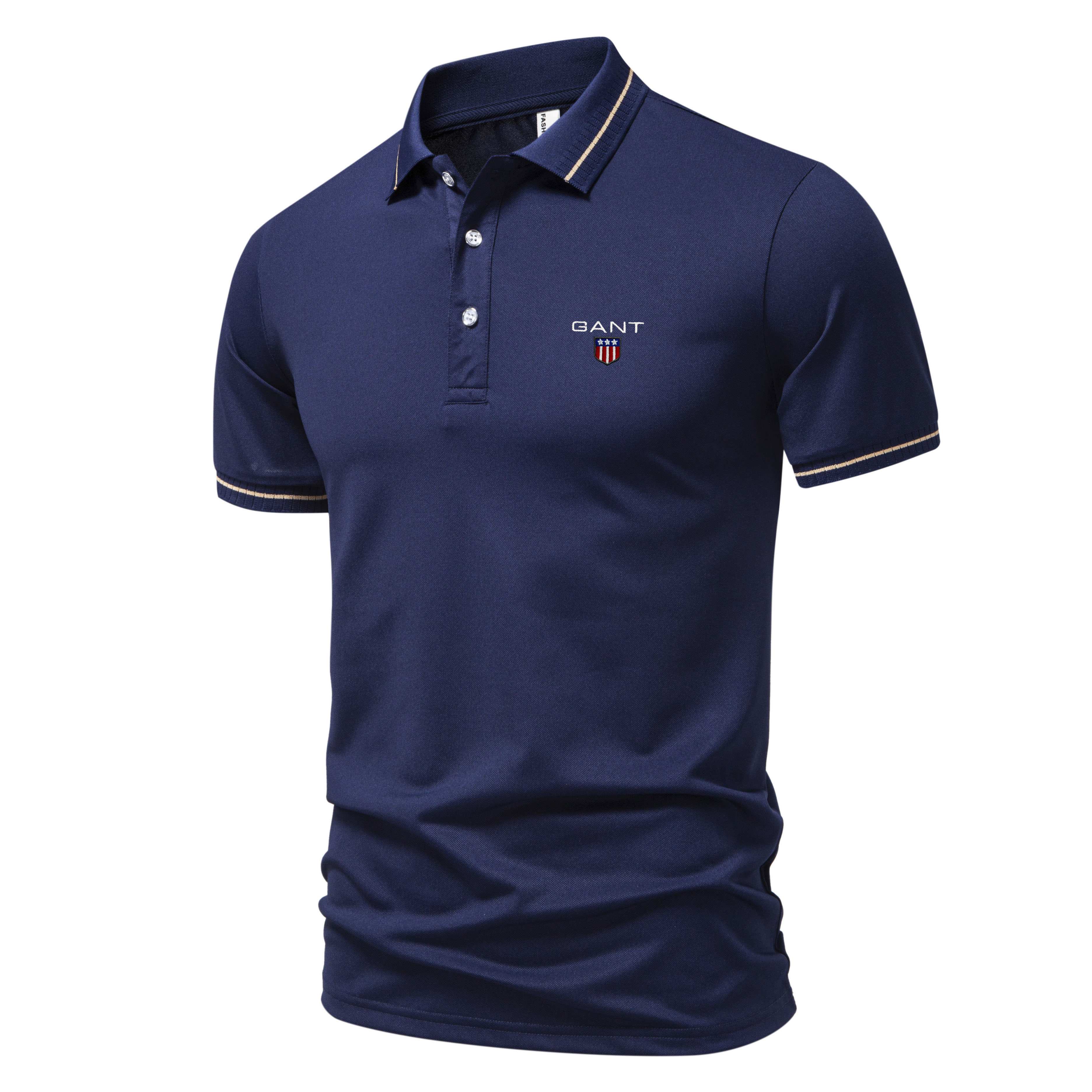 Gant 2025 Zomer Nieuw Sport Casual Geborduurd Revers T-shirt Vochtafvoerend en Zweet afvoerend Poloshirt XXL