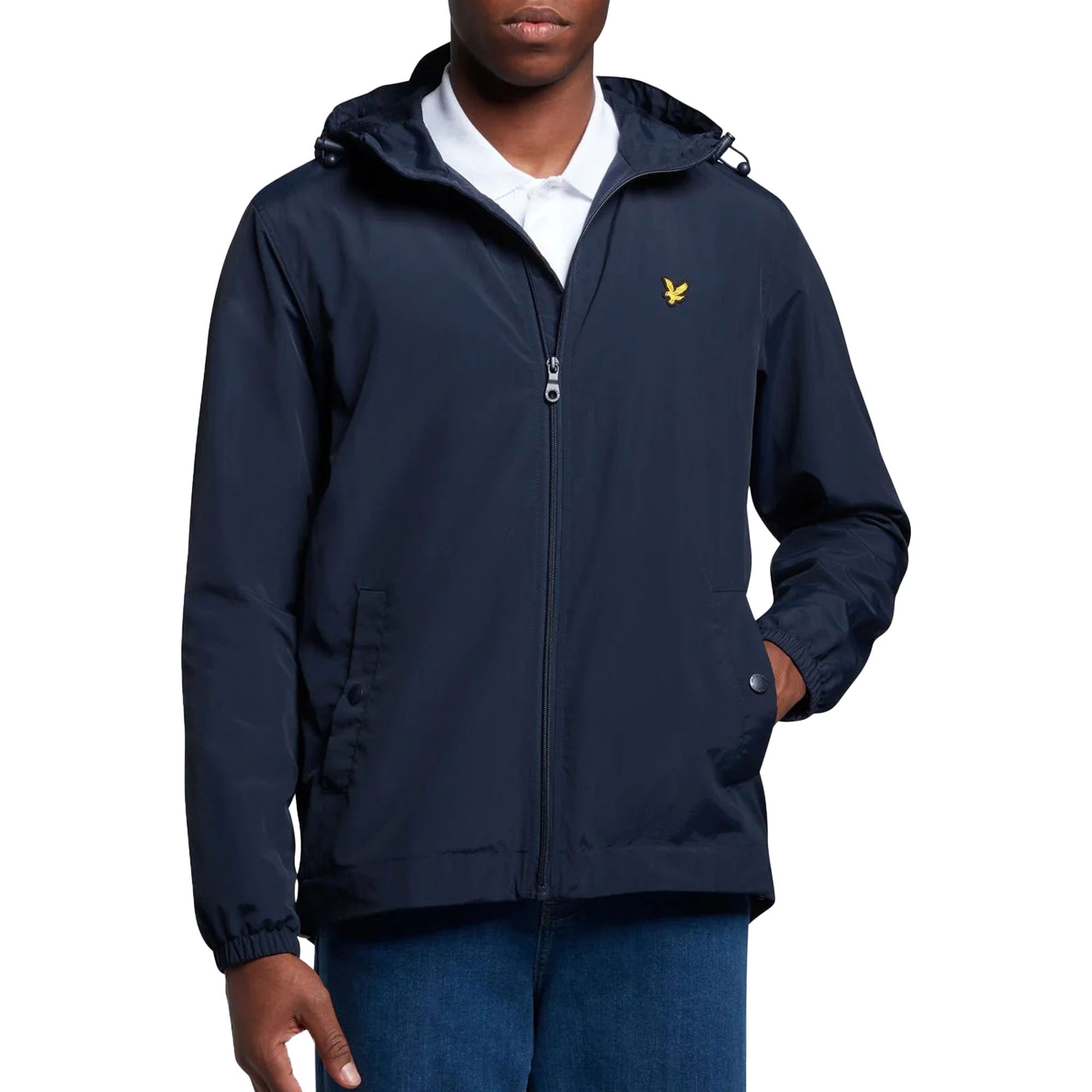 Lyle &cott Zip Through Hooded Jas Heren