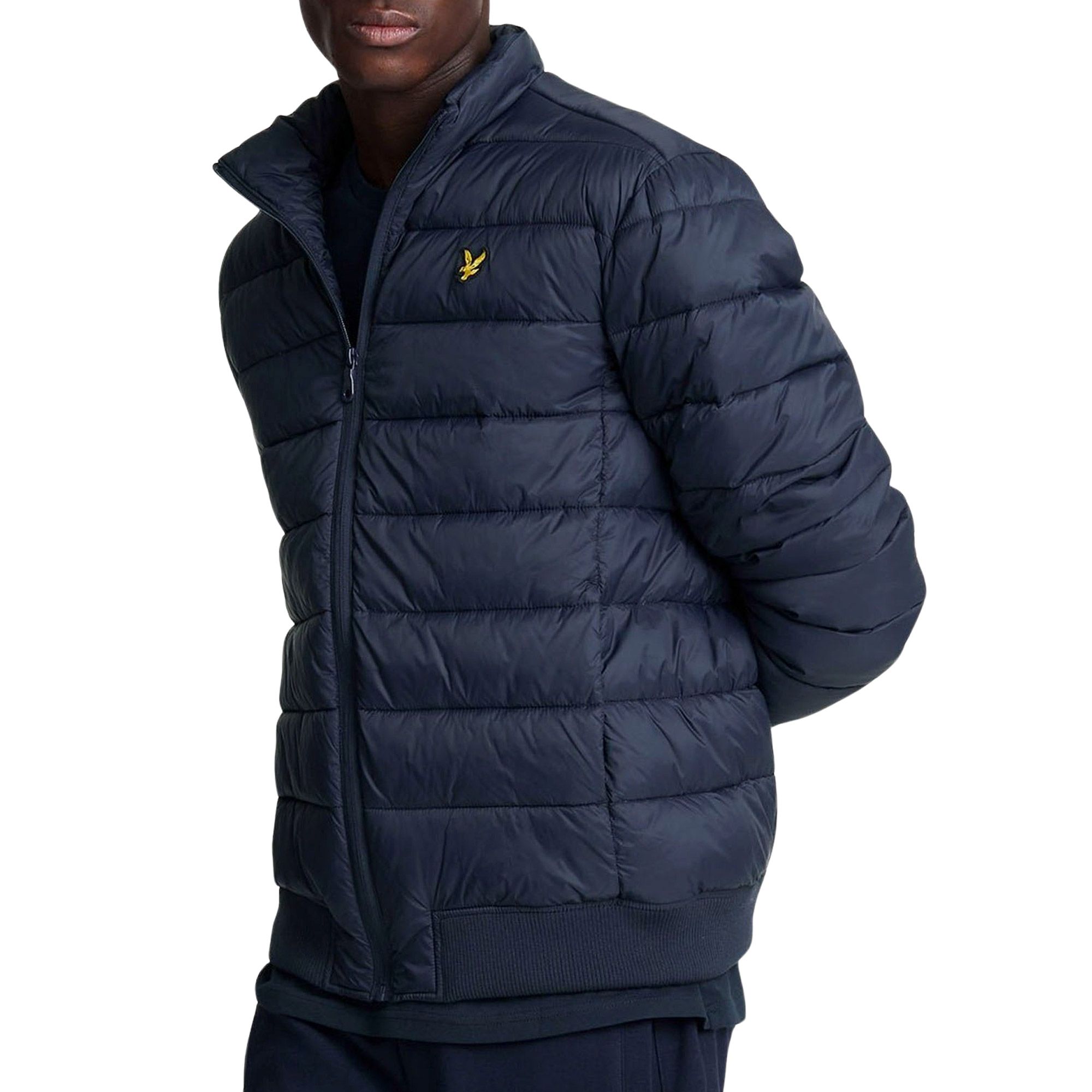 Lyle &cott Funnel Neck Wadded Jas Heren