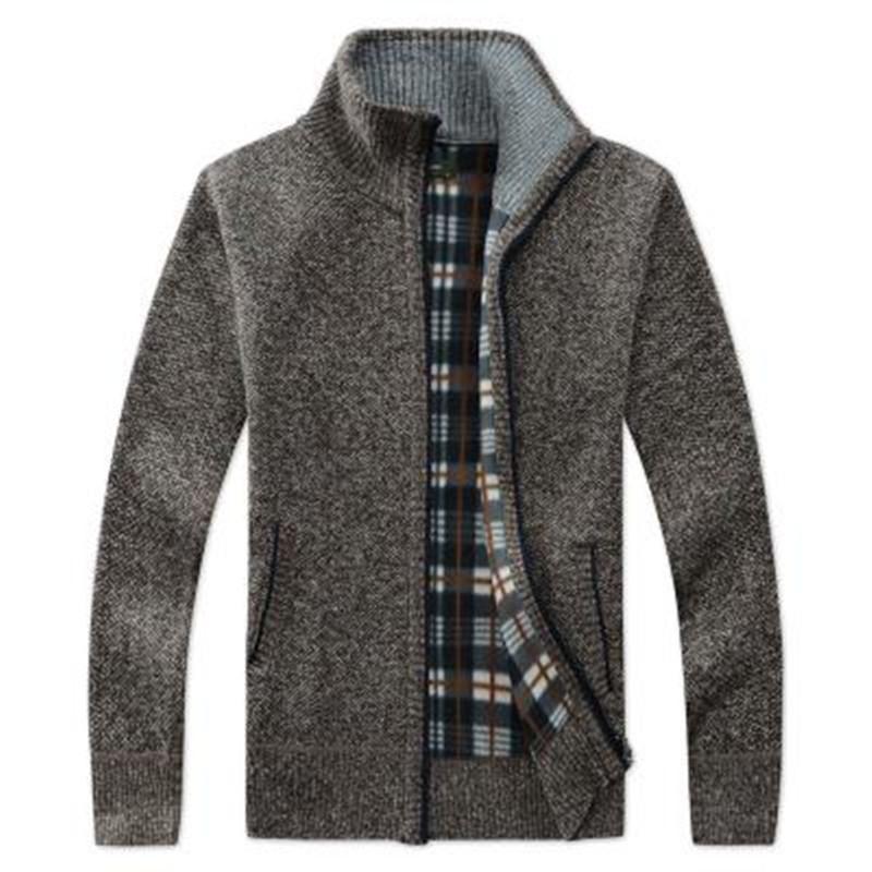 Electronic Equipment 3 Wintertrui Heren Vest Fluwelen Dikke Casual Tops Losse warme modekleding Trui voor heren XL