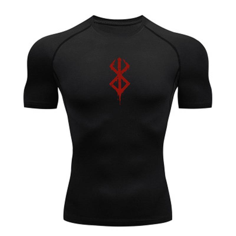 AI Supermarket Sneldrogend basketbal compressie T-shirt voor heren - Vochtafvoerend, zeer elastisch, korte mouwen sportkleding voor hardlopen en fitness 2XL zwart