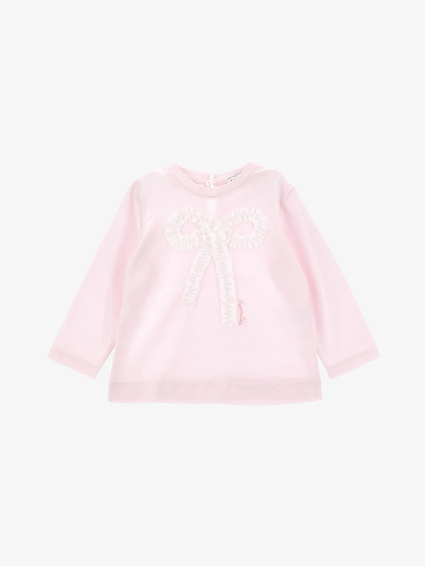 Monnalisa Meisjes baby longsleeve strik tulle
