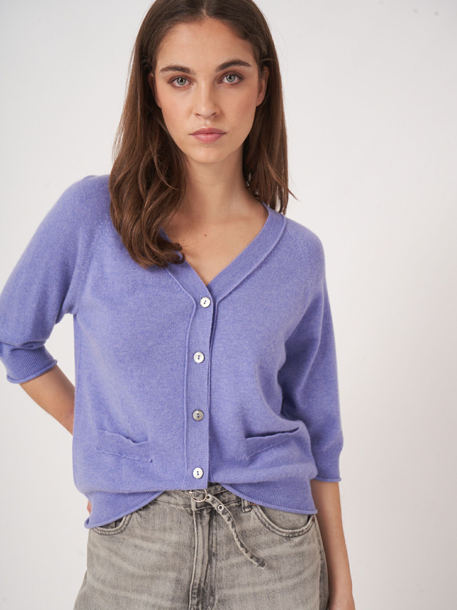 REPEAT cashmere Cashmere raglanvest