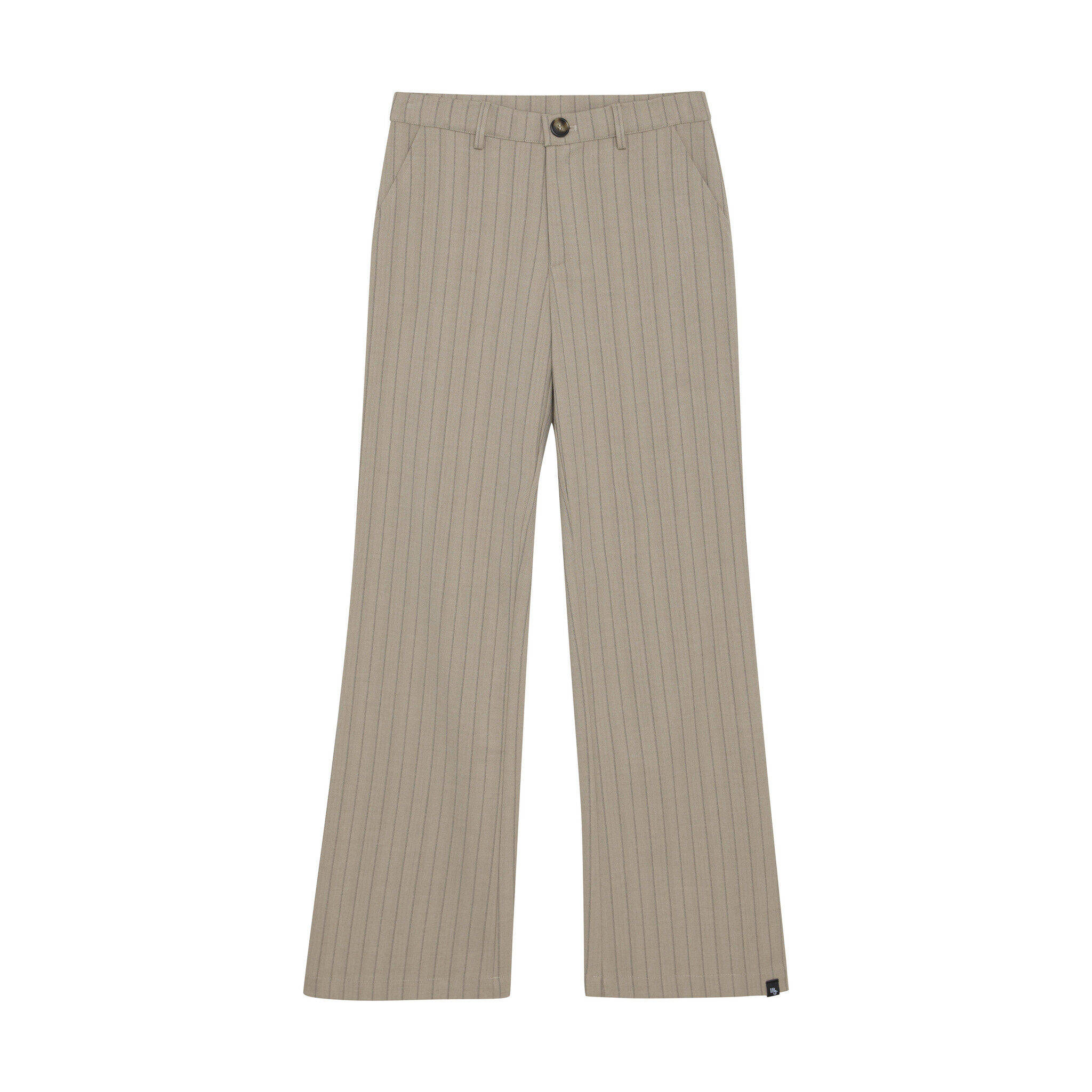 Indian Blue Jeans Winter broek meisjes - zand - wide leg/krijtstreep