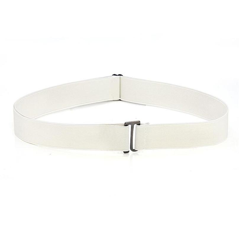 Lius fashion Soft Waist Belt Women's Invisible Belt Elastic 1Pc Portable For Jeans With Flat Buckle One Size