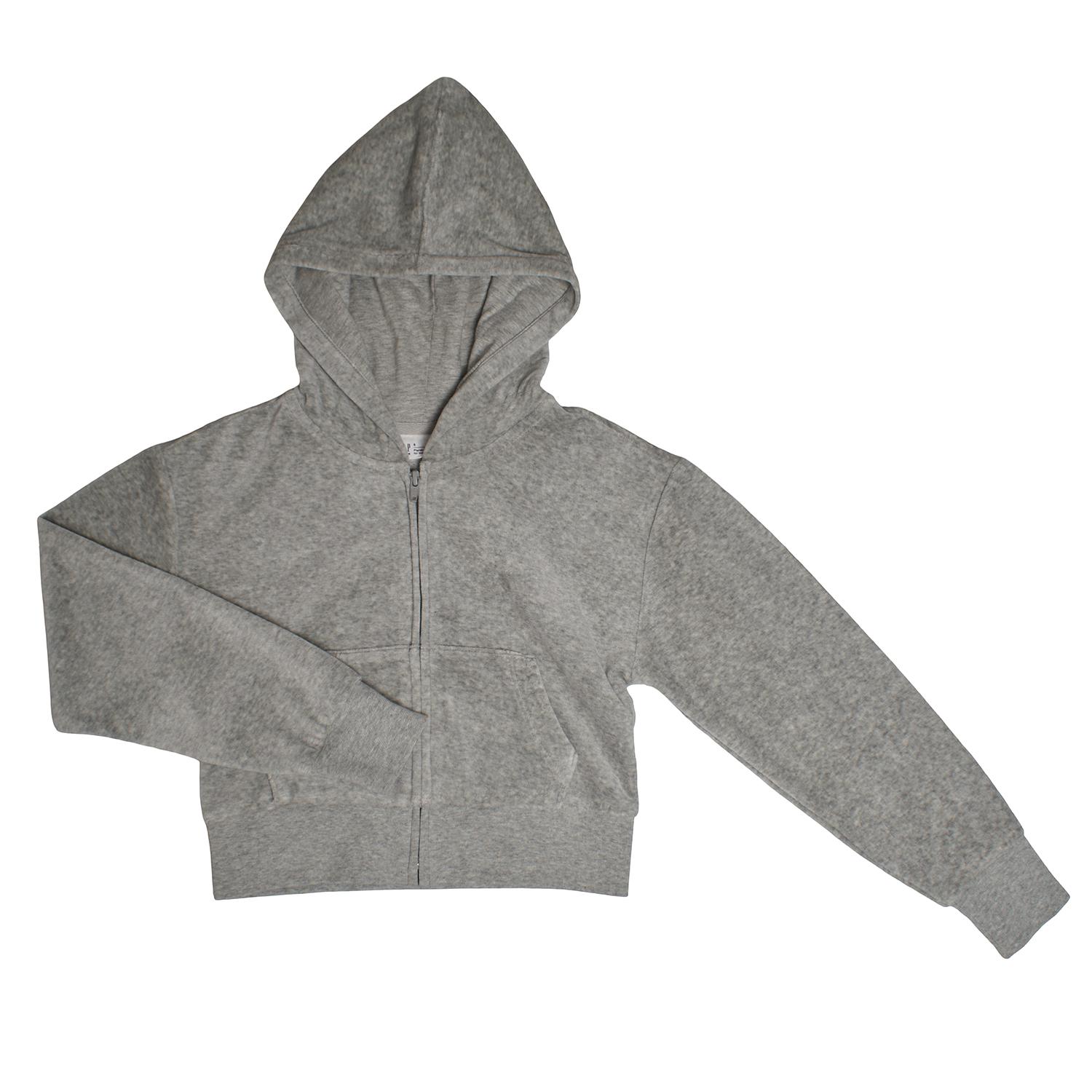 BlackPrice Sudadera de Terciopelo con Capucha y Cremallera 759574 para Niña 10 AÑOS