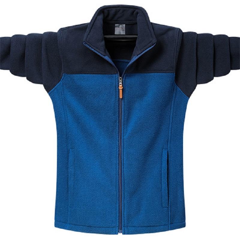 DSorothy Herfst Winter Tactische Fleece Jassen Mannen Casual Hoodies Sweatshirt Jassen Mannelijke Jacht Sport Bomberjack XL blauw