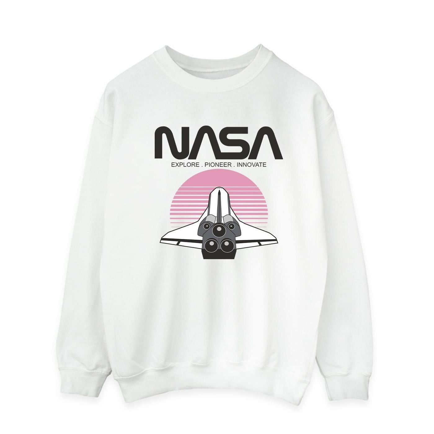 NASA Heren Space Shuttle Zonsondergang Sweatshirt XL