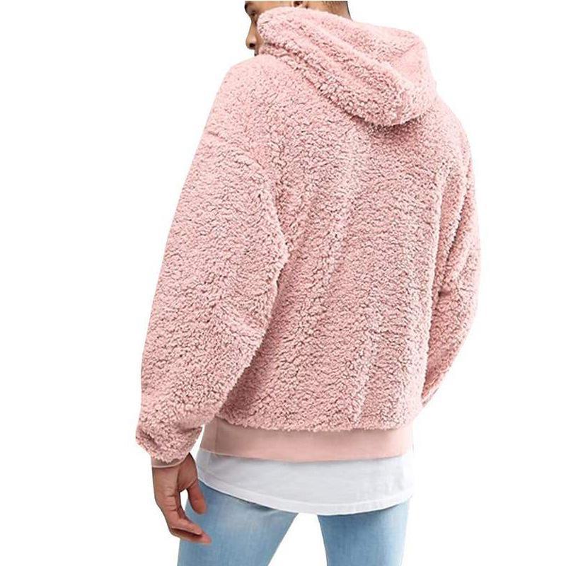 Top Men Wardrobe 2023 Europees-Amerikaanse herensweater met capuchon en bontkraag voor herfst en winter XL