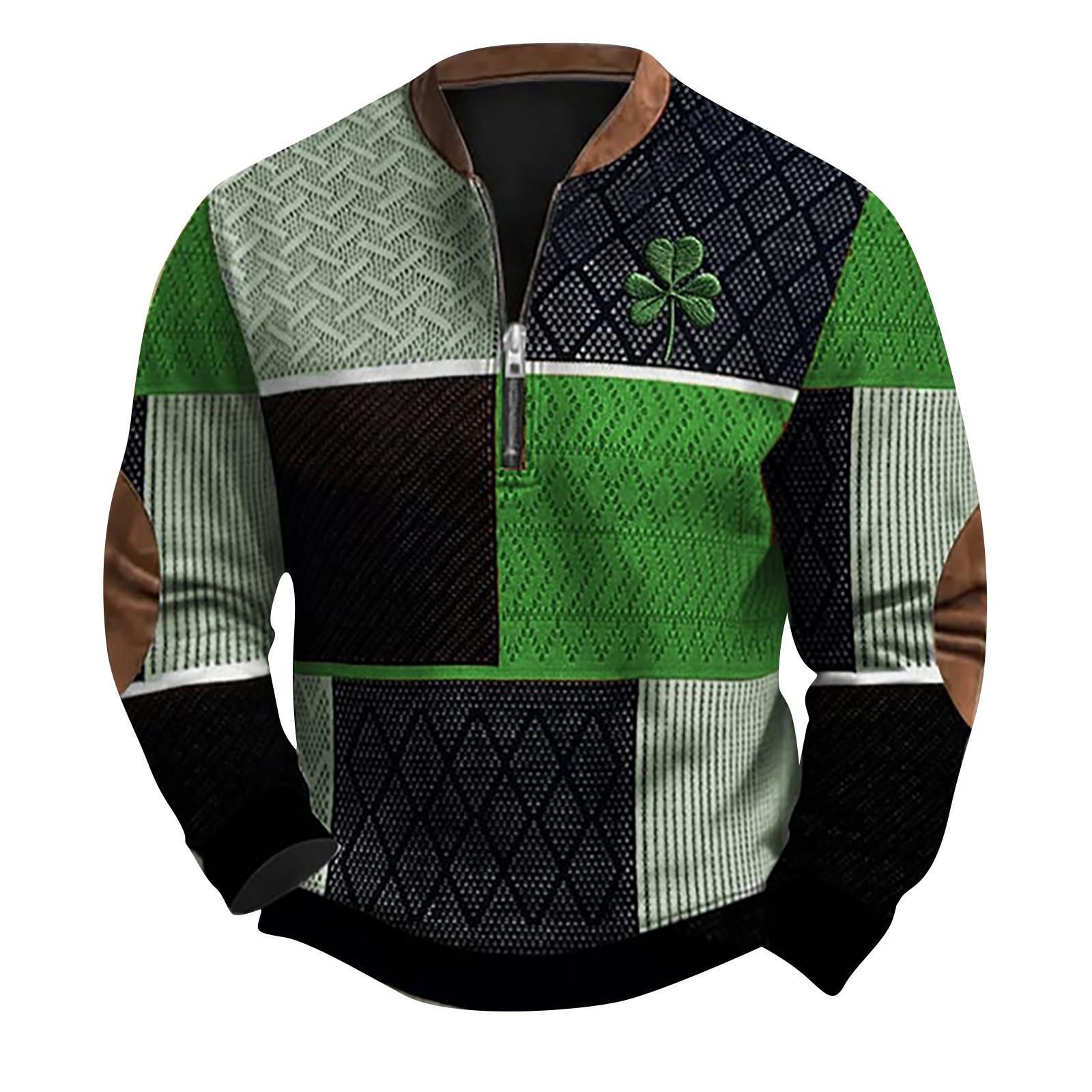 Ren Beauty Heren Retro Casual Gradient Bedrukt Sweatshirt XL
