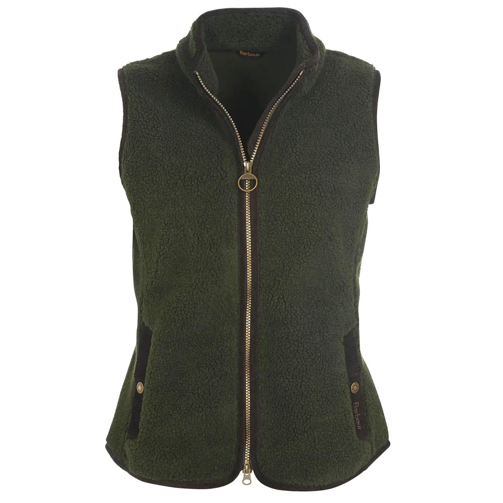 Barbour Dames Bodywarmer Fleece Burford Olive