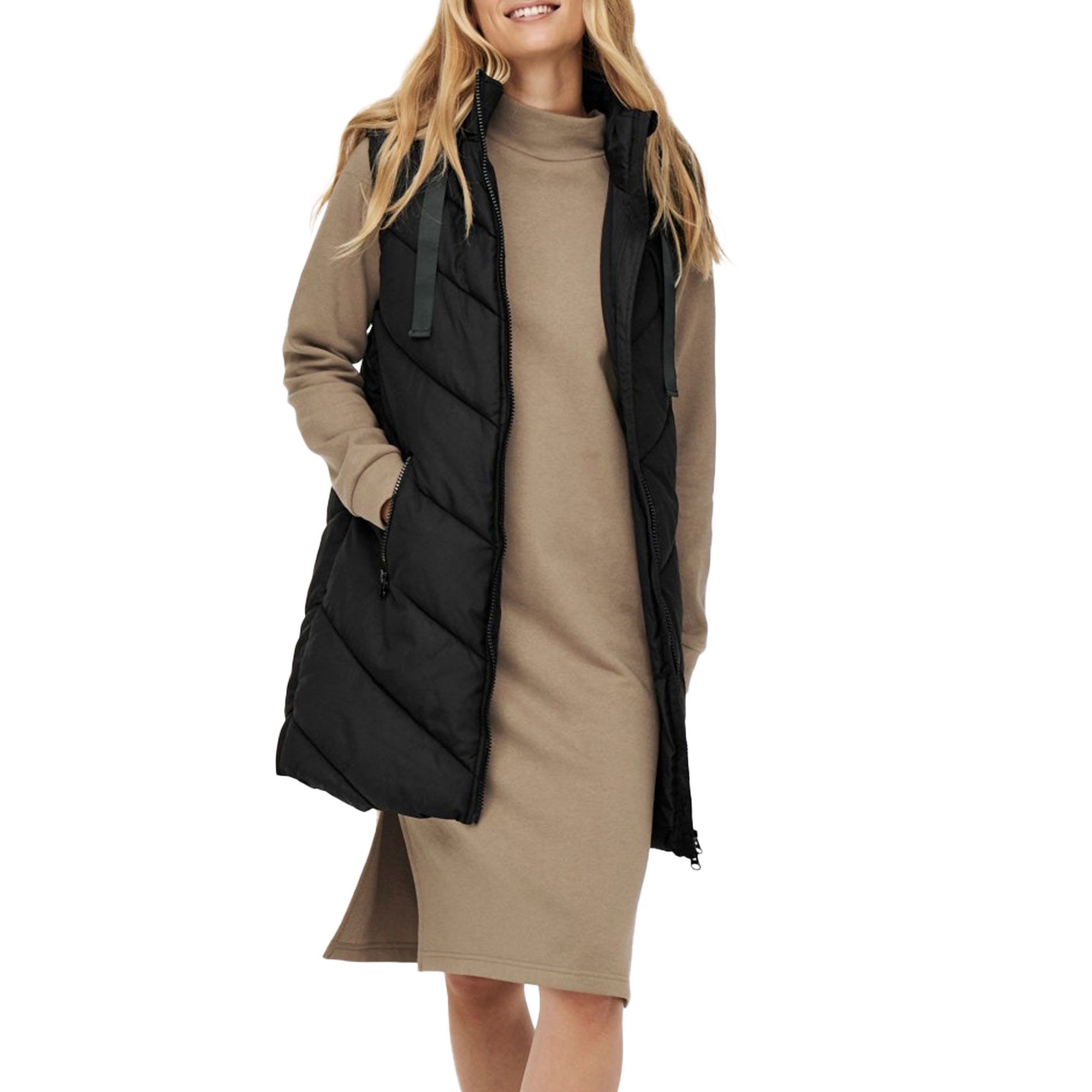 JDY Bodywarmer SKYLAR LIFE HOOD WAISTCOAT OTW NOOS