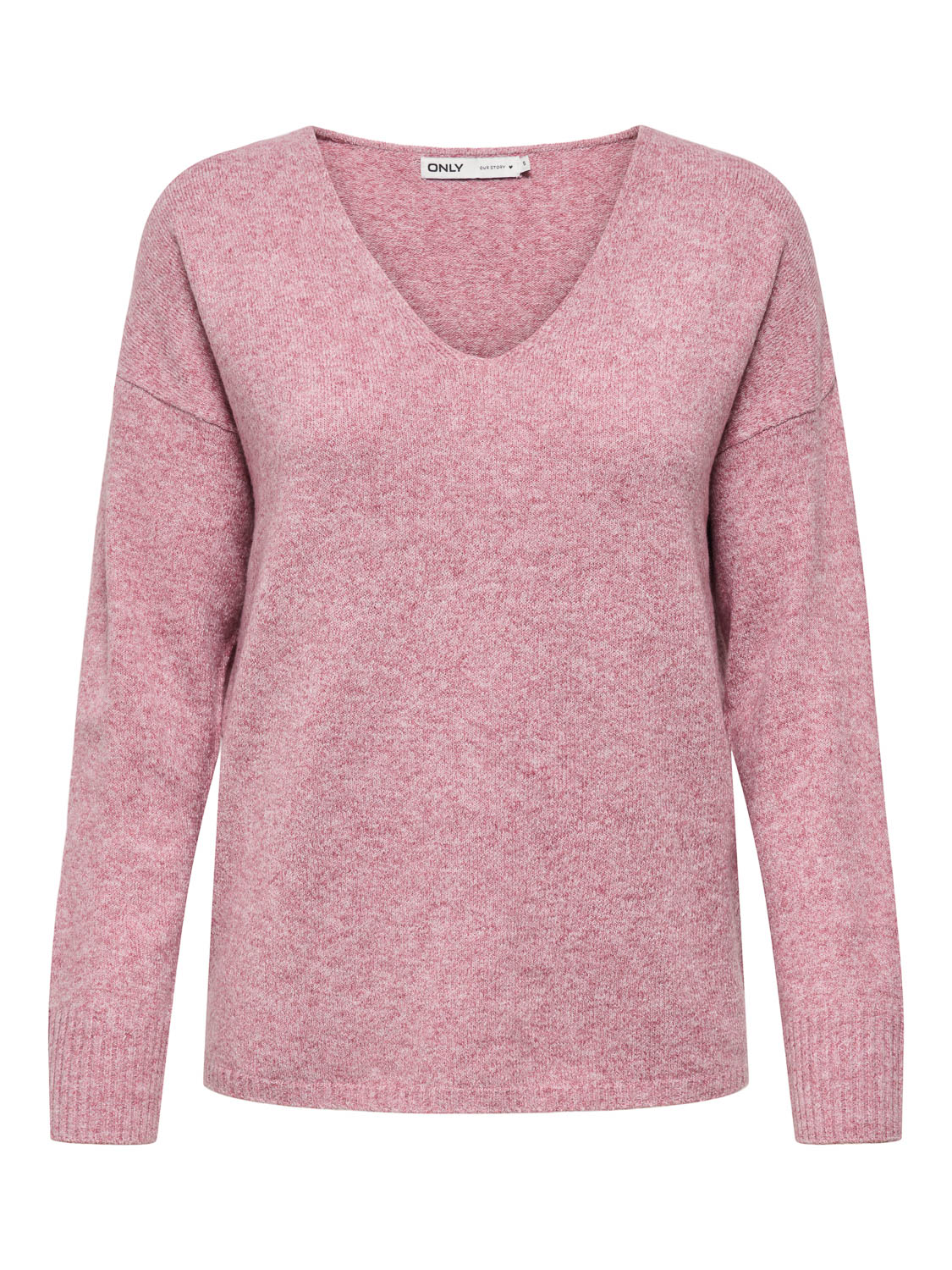 Only Trui met V-hals ONLRICA LIFE L/S V-NECK PULLO KNT NOOS