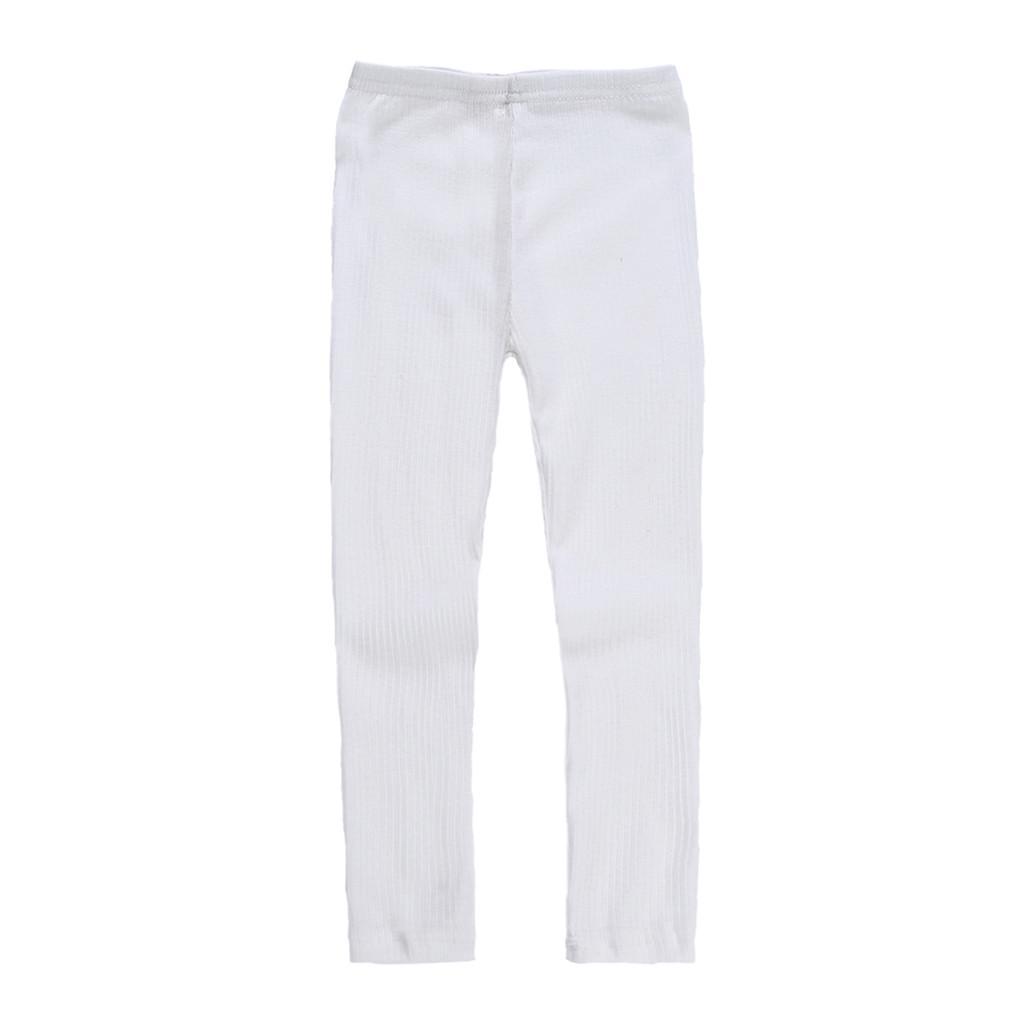 Long nose (Kung Pao-kip)Baby Baby Meisjes Winterlegging Effen knielange broek Warme katoenen kleding 85 wit