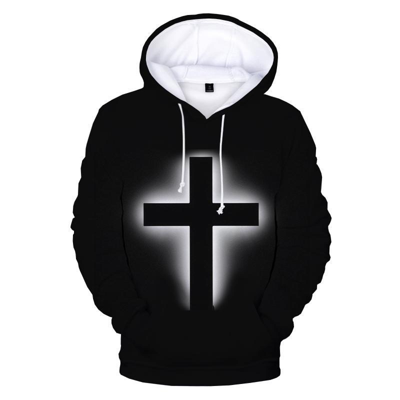 ETST 013 Christian Jesus Believer Heren Hoodie 3D Geprint Kruis Trui Lente Herfst Casual Lange Mouwen Straat Oversized Sweatshirt 6XL
