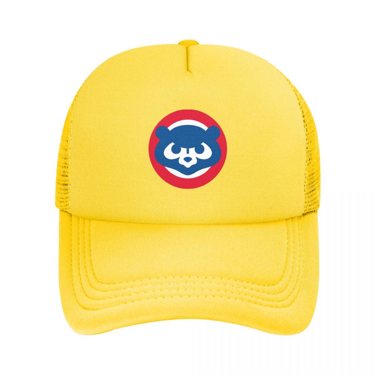 NOmo Home Chicago Baseball-Cub Stretchy Trucker Hat Mesh Baseball Cap Verstelbare Snapback Sluiting Hoed voor Unisex Vrouwen Comfortabel Ademend Adjustable