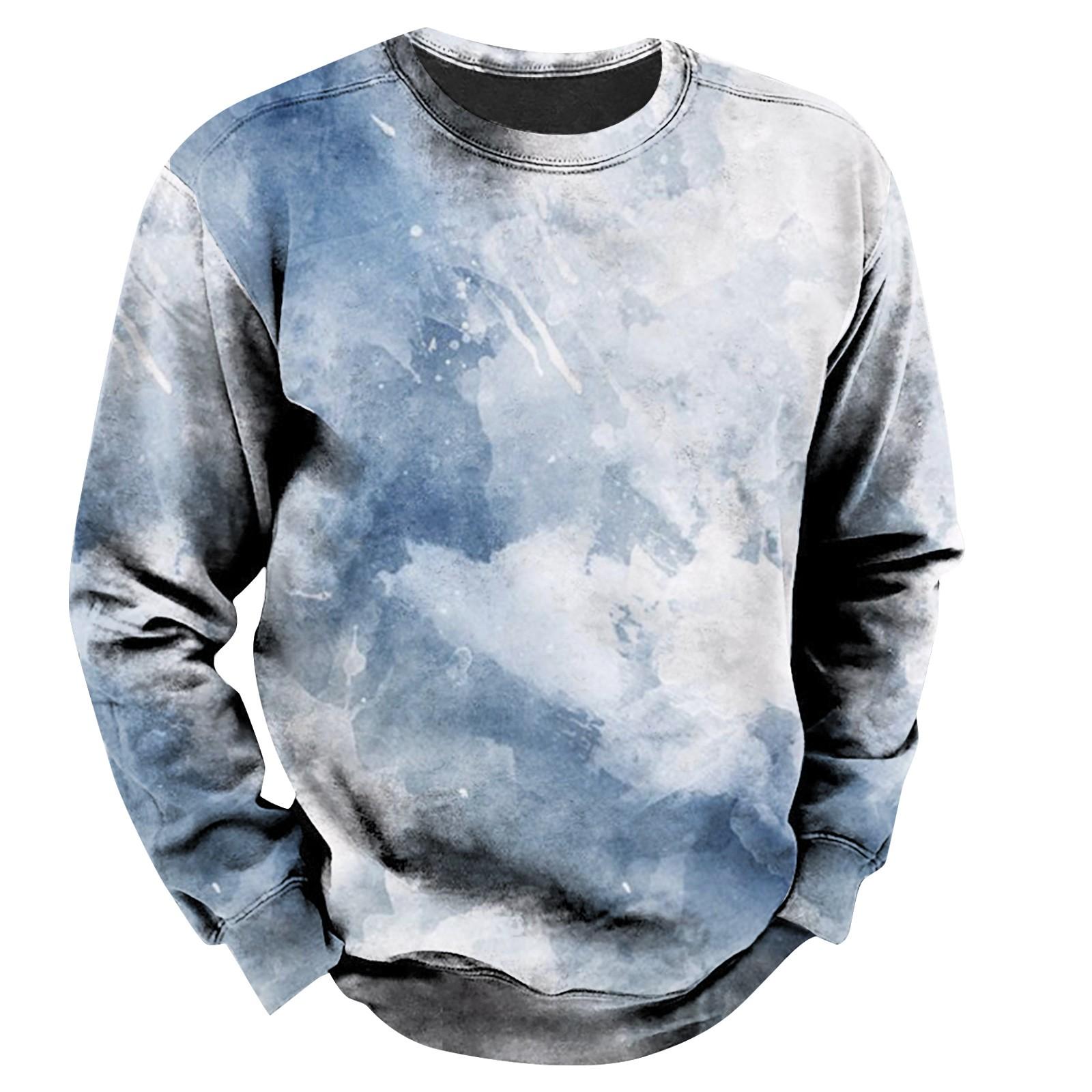 Constantine Heren sweatshirt met print, buiten, etnisch bedrukt, losse lange mouwen L