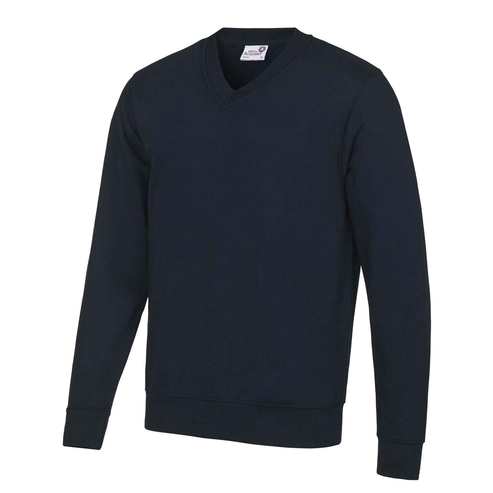 Awdis Academy Mens V Neck Jumper/Sweatshirt Vloot