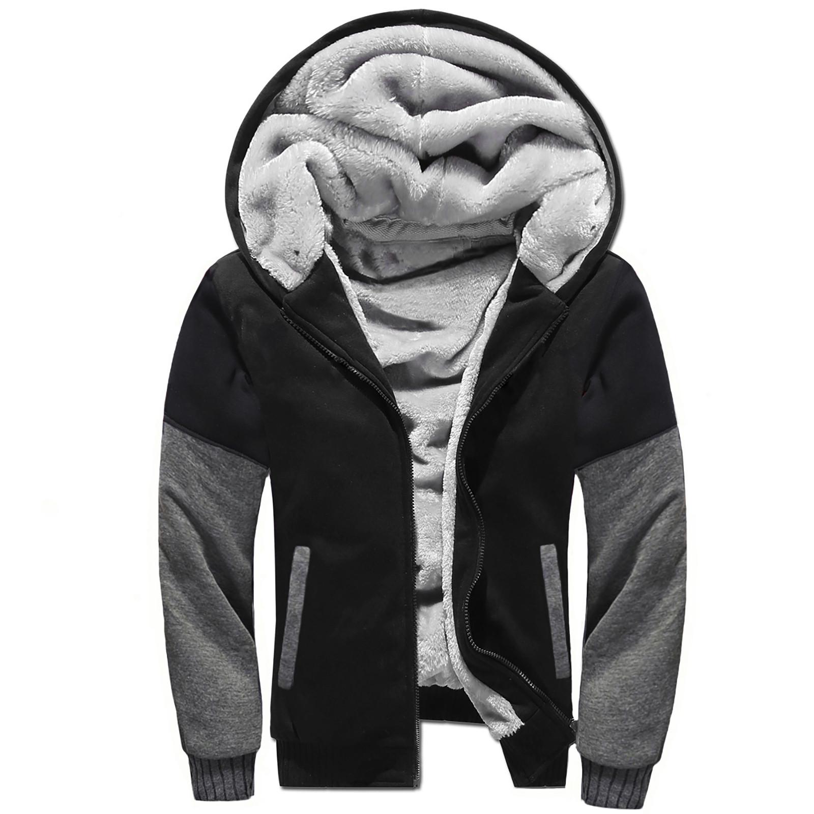 Long nose Heren trui winter workout fleece hoodie jassen volledige ritssluiting wollen warme dikke jassen XXXL