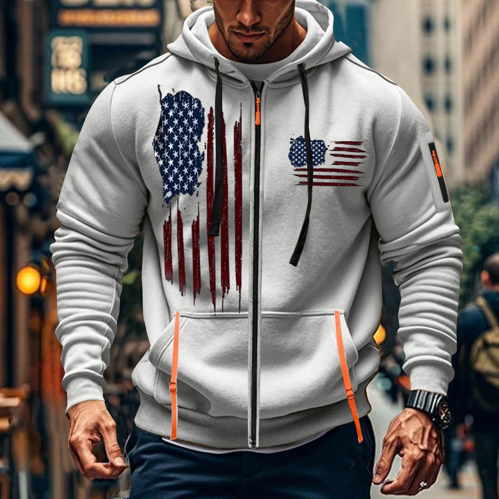 Long nose Heren Sport Casual Hoodie Hoodie Cardigan Rits Multi-pocket Hoodie Jas S