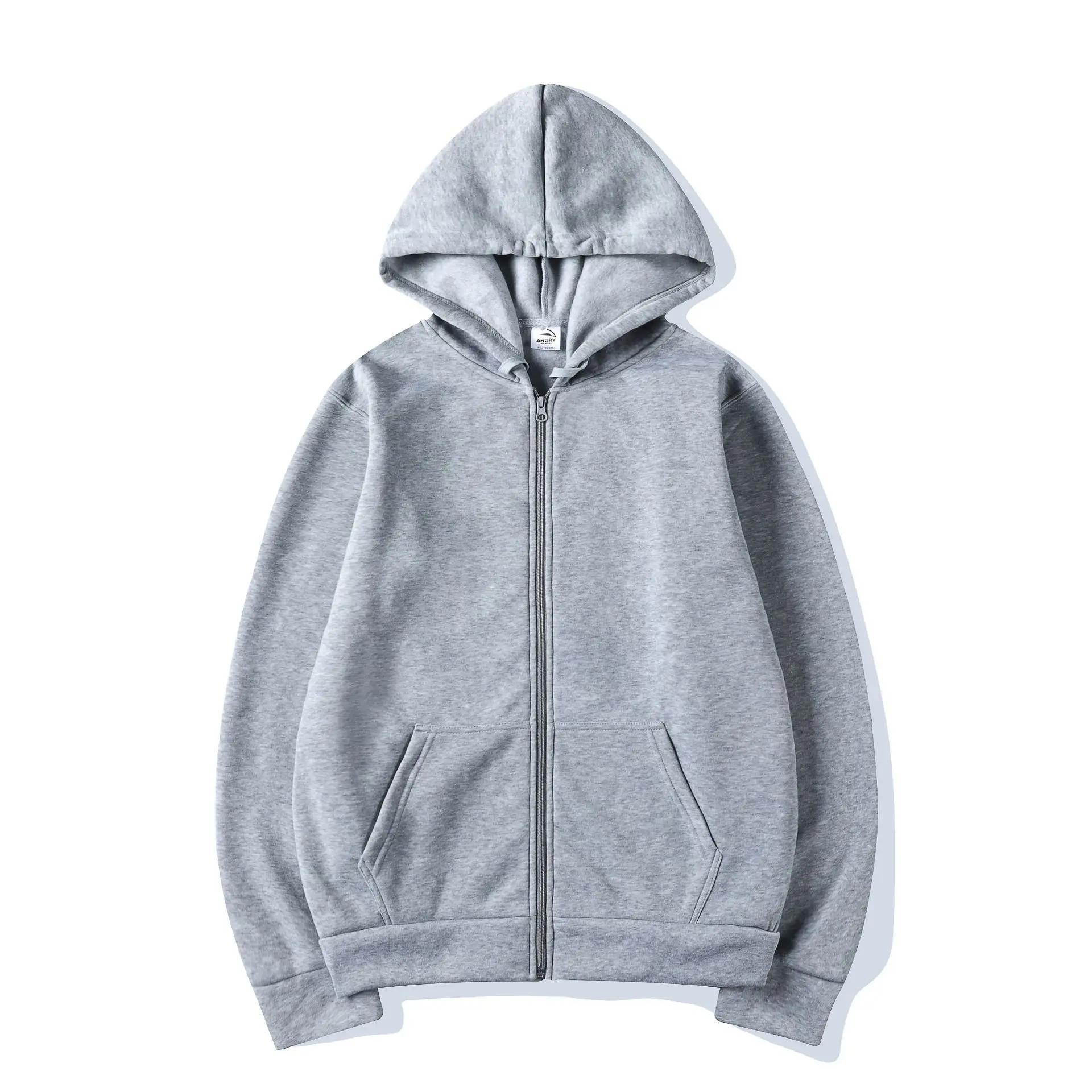 MILU Mode Casual Zwart Grijs Blauw Rits Hoodie Hip Hop Street Wear Sweatshirts Skateboard Mannen/Vrouwen Pullover Hoodies Mannelijke Hoodie XS