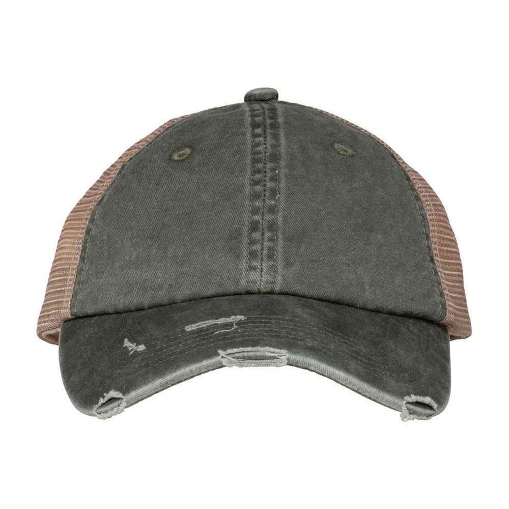 Pertemba FR - Apparel Native Spirit Unisex Volwassene Vernietig Gewassen Trucker Cap One Size