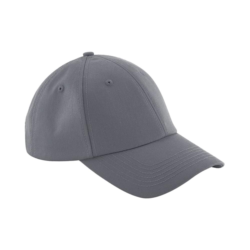 Beechfield Unisex volwassen authentieke baseballpet One Size grijs